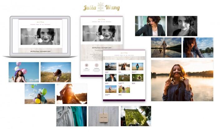 Julia Wang Fashion - Web Design by Antonia Wibke Heidelmann