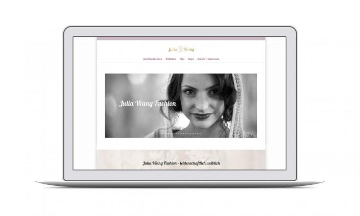 Julia Wang Fashion - Web Design by Antonia Wibke Heidelmann